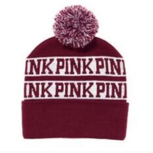 Pink Pom Pom beanie